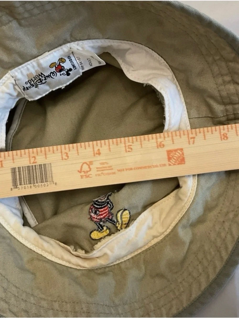 Disney Bucket Hat with Mickey Mouse – Light Blue and Yellow Accent